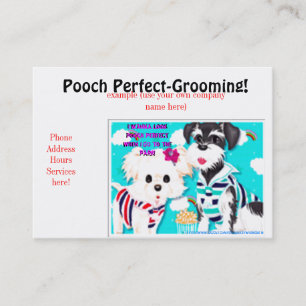 Tarjeta De Visita "Pooch Perfect Grooming BC"