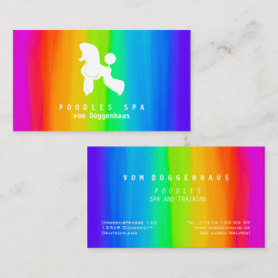 Tarjeta De Visita Poodle Business Card