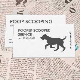 Tarjeta De Visita Pooper Scooper