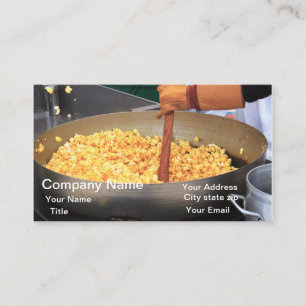 Tarjeta De Visita Popcorn Corn Kettle