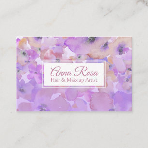 Tarjeta De Visita *~* Popular belleza rosa de lavanda Rosa