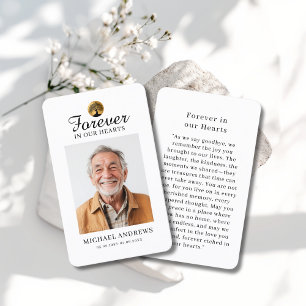 Tarjeta De Visita "Por siempre en nuestros Corazones" Árbol de la Vi