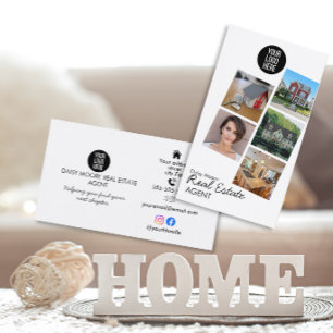 Tarjeta De Visita Portafolio de ventas de casas de fotografía inmobi