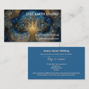 Tarjeta De Visita Portal Celestial   Árbol de la Vida