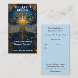 Tarjeta De Visita Portal Celestial   Árbol de la Vida