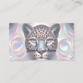 Tarjeta De Visita Posh Luxury Opal Iridescent Style