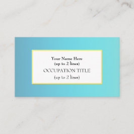 Tarjeta De Visita Positivamente en la costa