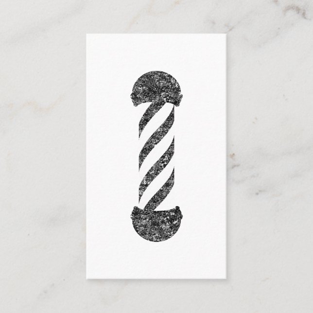 Tarjeta De Visita poste de barbero (Anverso)