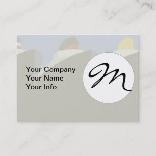 Tarjeta De Visita Poster Art Deco de los buques de crucero de época