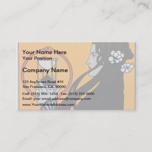 Tarjeta De Visita Poster de Koloman Moser- para el calendario de