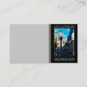 Tarjeta De Visita Poster Hollywood Blvd.