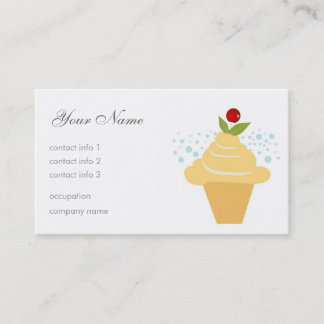 Tarjeta De Visita Postre