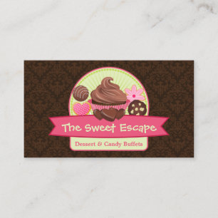 Tarjeta De Visita Postres de la panadería