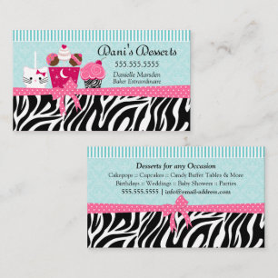 Tarjeta De Visita Postres de panadería