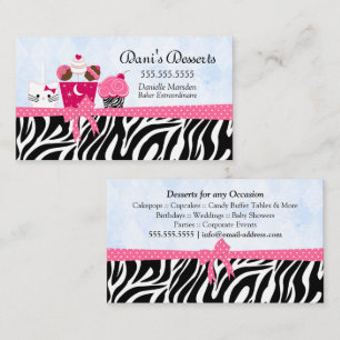 Tarjeta De Visita Postres de panadería