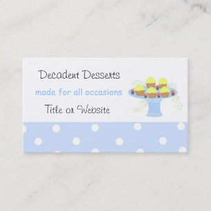 Tarjeta De Visita Postres decadentes