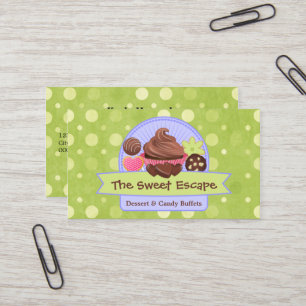Tarjeta De Visita Postres dulces