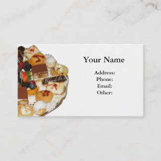 Tarjeta De Visita Postres dulces