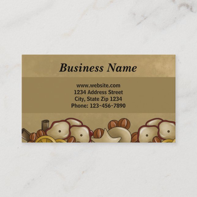 Tarjeta De Visita Potpourri Personalizable (Anverso)