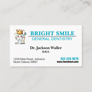 Tarjeta De Visita Práctica de dentistas