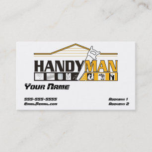 Tarjeta de visita práctica del hombre