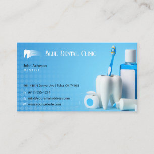 Tarjeta De Visita práctica dental   Profesional médico
