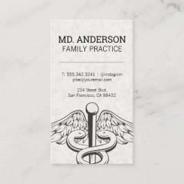 Tarjeta De Visita Práctica familiar | Símbolo médico