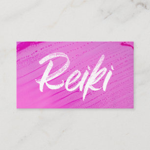 Tarjeta De Visita *~* Practicante Reiki Maestro de curación de ener