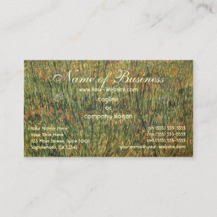 Tarjeta De Visita Prado en Flor por Vincent van Gogh