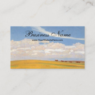 Tarjeta De Visita Prairie tras tormenta de Maynard Dixon, arte vinta