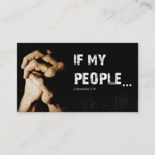 Tarjeta De Visita Pray Grupo de oración Iglesia Religión espiritual