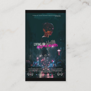 Tarjeta De Visita Premios Azure Lorica FanFilm - Living In Crime All