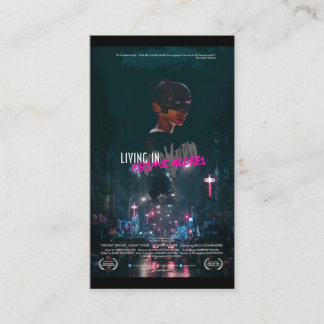 Tarjeta De Visita Premios Azure Lorica FanFilm - Living In Crime All