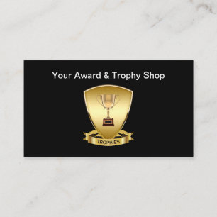 Tarjeta De Visita Premios y trofeos clásicos para tiendas