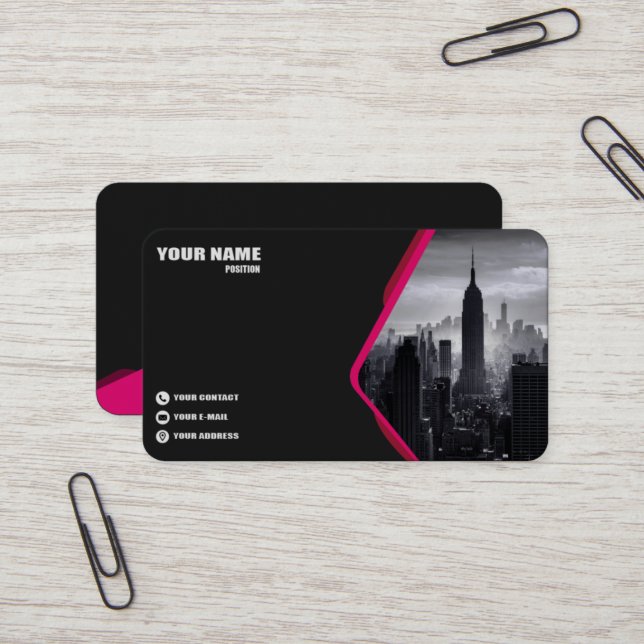 Tarjeta de visita premium. (Anverso/Reverso In Situ)