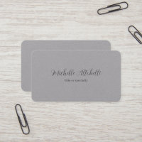 Premium Gris Profesional Moderno manuscrito