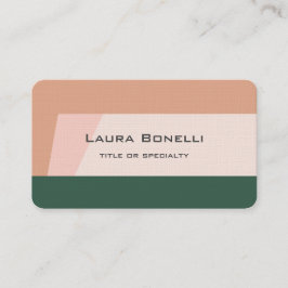 Tarjeta De Visita Premium Linen Profesional Moderno