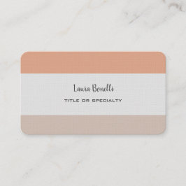 Tarjeta De Visita Premium Linen Profesional Moderno Aspecto Minimali