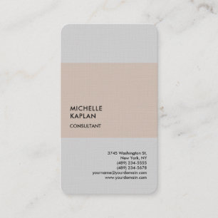 Tarjeta De Visita Premium Linen Profesional Moderno Exclusivo