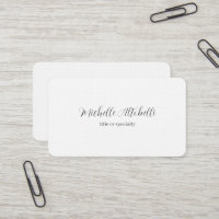 Premium Linen Profesional Moderno manuscrito