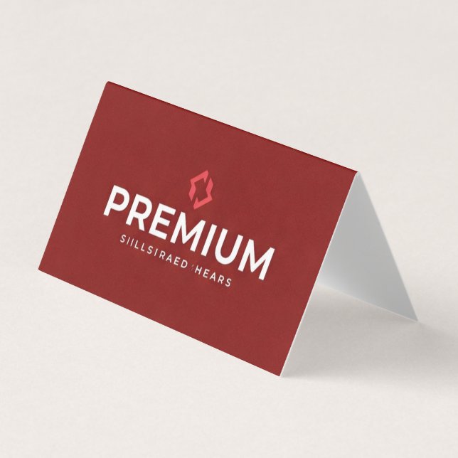 Tarjeta De Visita Premium Red Business (Anverso)