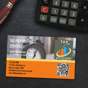 Tarjeta De Visita Preparación de Impuestos sobre la Renta