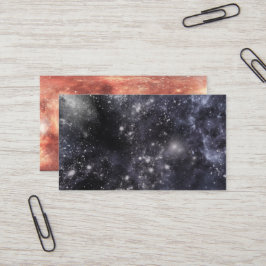 Tarjeta De Visita Preparado para un negocio cósmico