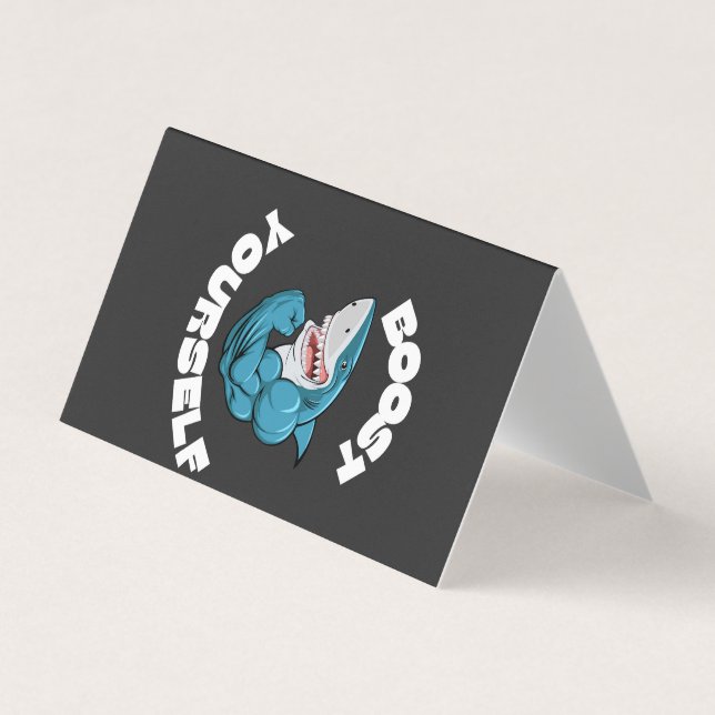 Tarjeta De Visita Prepárate para todos los amantes del gimnasio (Anverso)