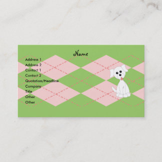 Tarjeta De Visita Preppy Puppy