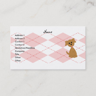 Tarjeta De Visita Preppy Puppy