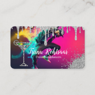 Tarjeta De Visita Presentación de Fiestas de interrupción de eventos