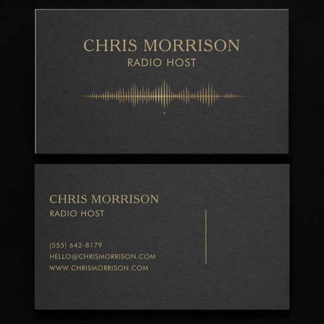 Tarjeta De Visita Presentador de Radio (Subido por el creador)