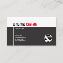 Tarjeta De Visita Presidente conocido Dos-Entonado simple del CEO