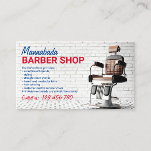Tarjeta De Visita Presidente de Barber Shop